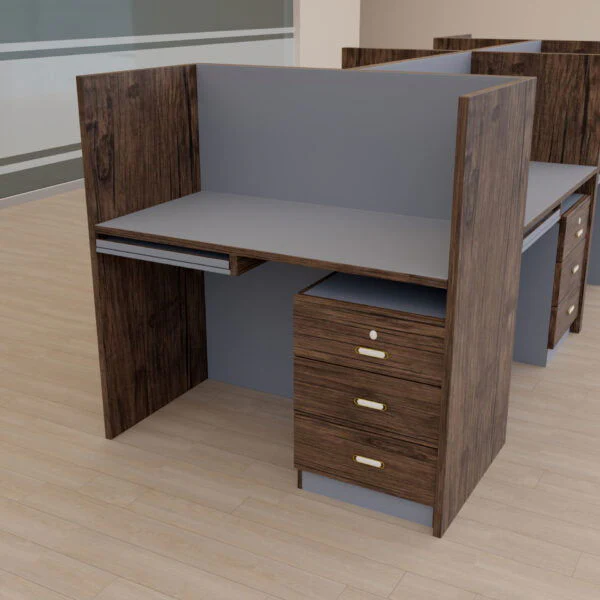 Cubicle Single Workstation Desk