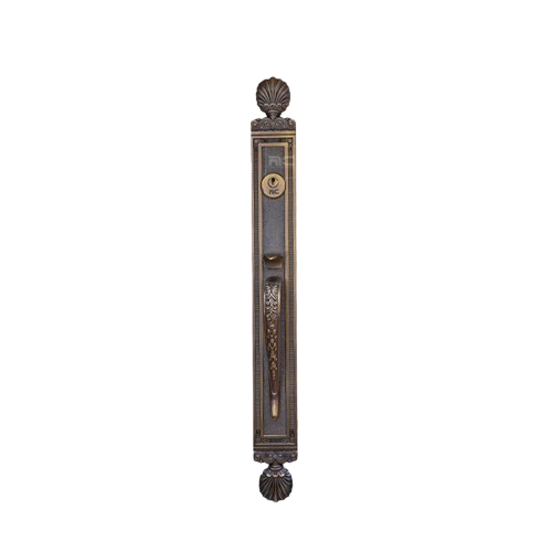 Entrance Main Door Lock Handle Lock Zinc Alloy Matt Antique Brass KE-13L