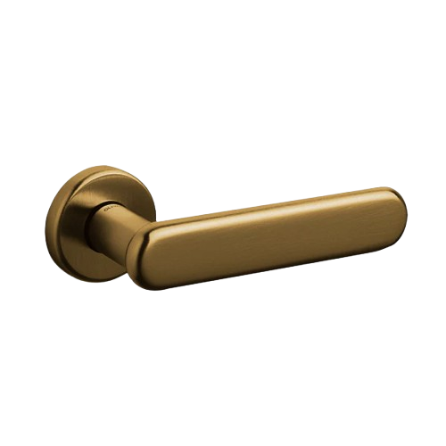 Olivari Italian Door Handle in Gold Globe