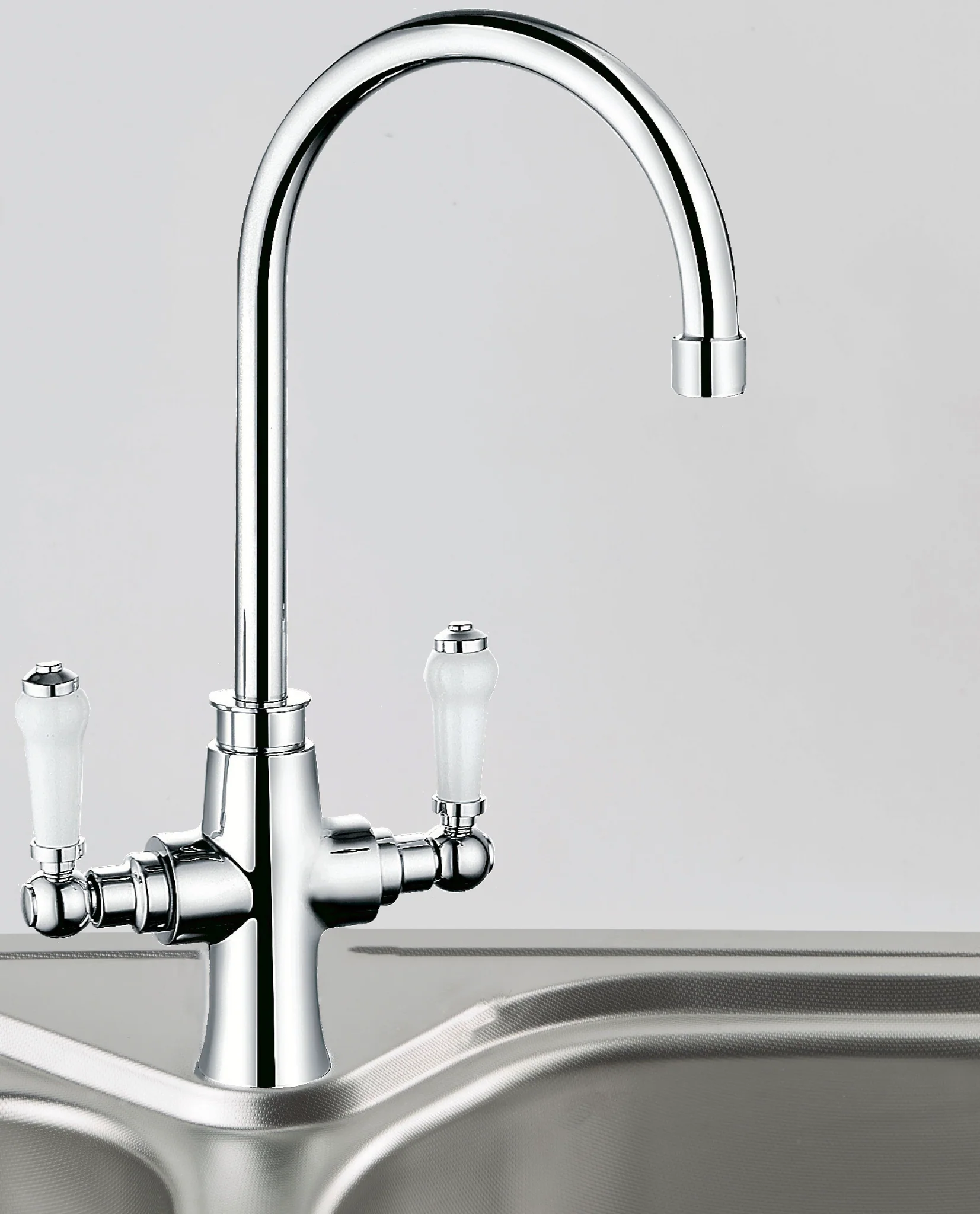 Swan Neck Sink Mixer Tap