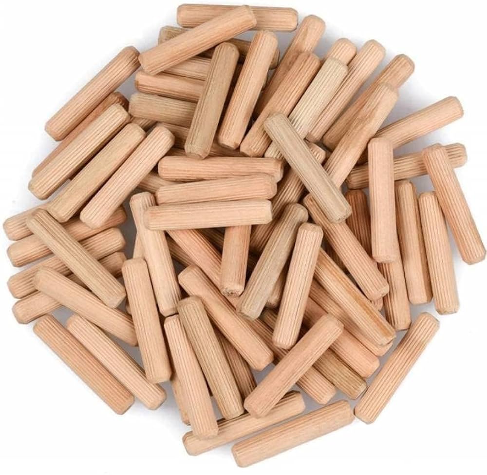 Wooden Dowel Pins (8mm x 30mm)