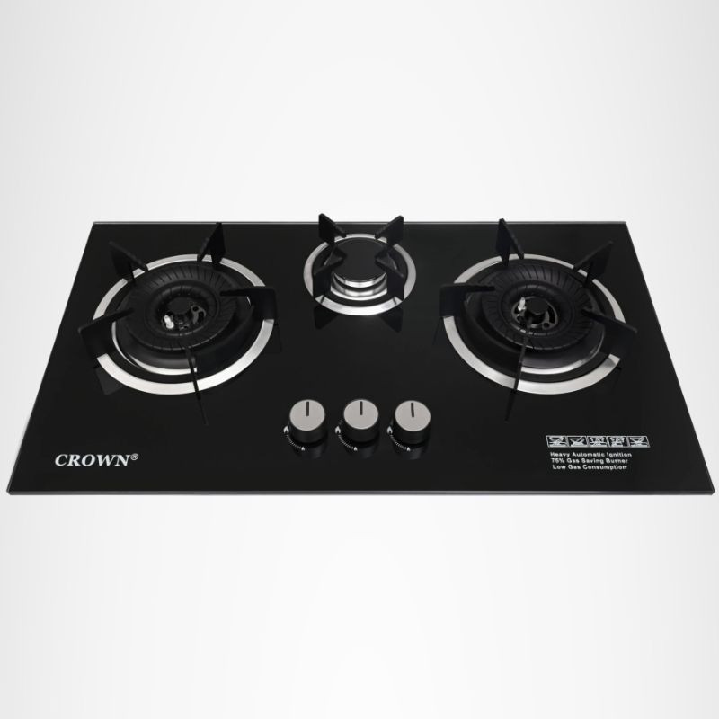 3-Burner Built-in Glass Hob