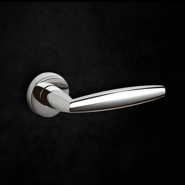 Olivari Italian Door Handle in Chrome Aurelia Cromato