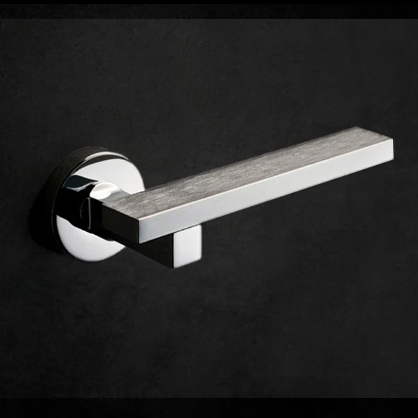 Olivari Italian Door Handle in Chrome Space - Image 1