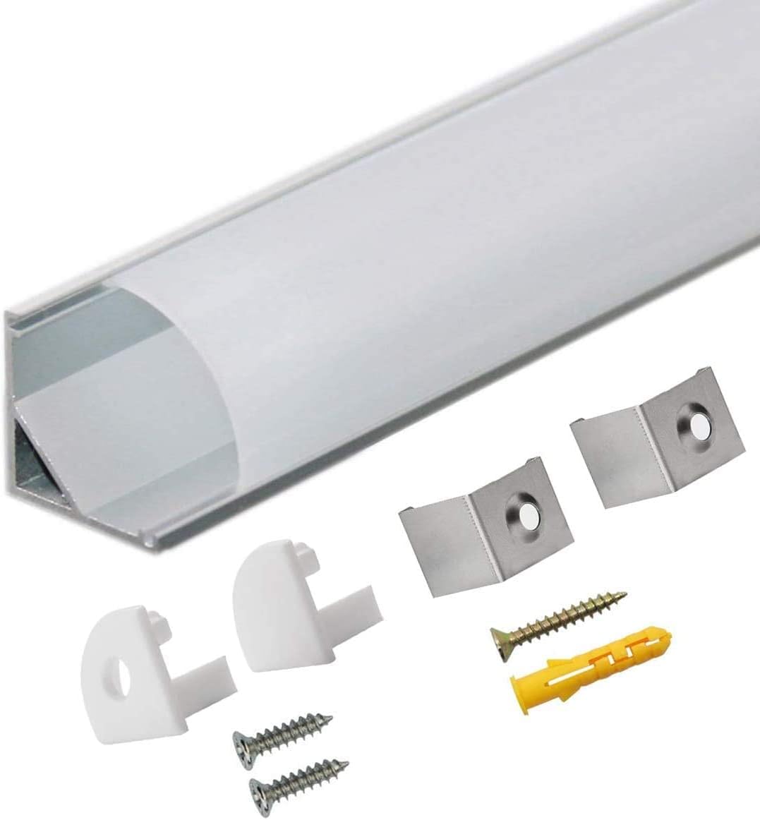 Oval Pipe with Integrated LED Strip Slot